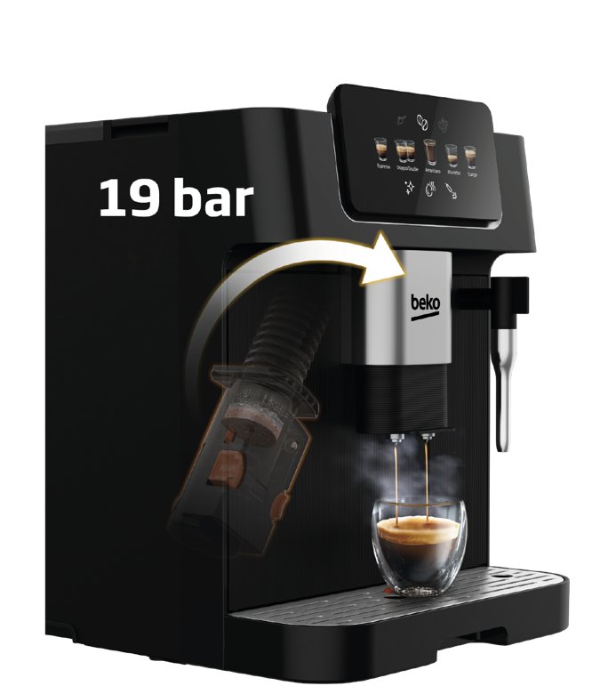 Tlak čerpadla 19 bar