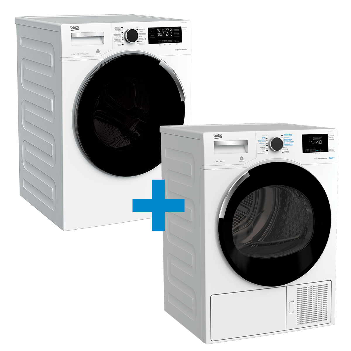 Set Beko Pracka Wtv 8744 Cs Xw0 Susicka Dh 8544 Cs Rx E Beko Cz